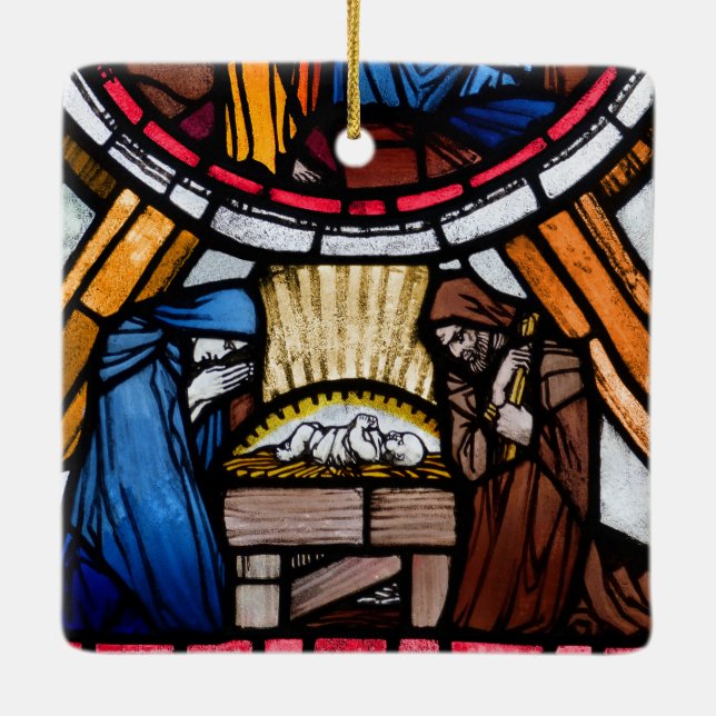 Nativitetsdekoration Julgransprydnad Keramik (Baksida)