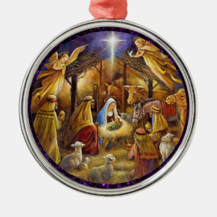 Nativitetsdekoration Julgransprydnad Metall