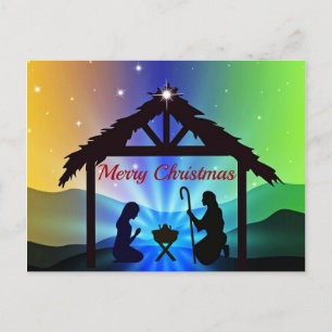 Nativitetshanterarens julgrafik vykort