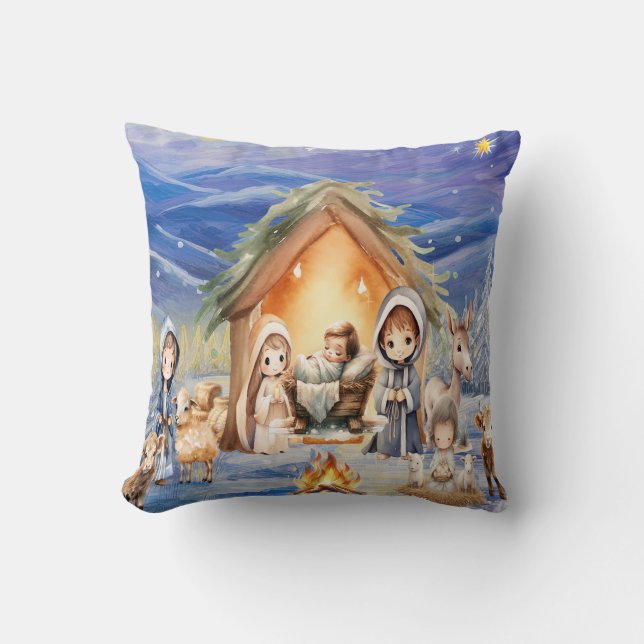 Nativitetshjul Dekorativ kudde (Framsida)