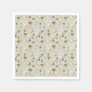 Nativitetshjulets helgdag Sage Napkins Pappersservett