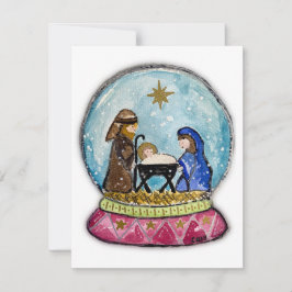 Nativitetskort Helgdag Tack Kort