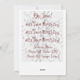 Nativitetsmaze Art julkort