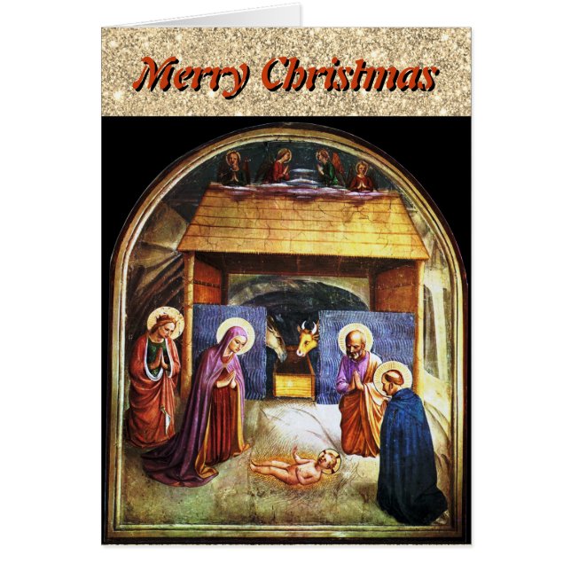 Nativitetsscen,Convento di San Marco, Fra Anvelico Hälsningskort (Framsidan)