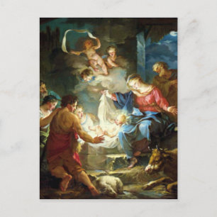 Nativitetsscen för jul - Pierre Helg Vykort