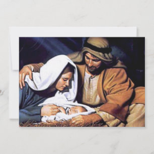 Nativitetsscen-gåvor till jul julkort