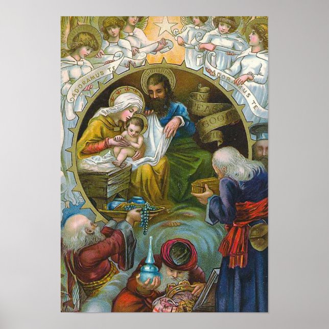 "Nativitetsscen" Poster (Framsidan)