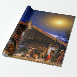 Nativitetsscen Presentpapper