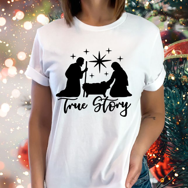 Nativitetsscen-True Story T Shirt (Skapare uppladdad)