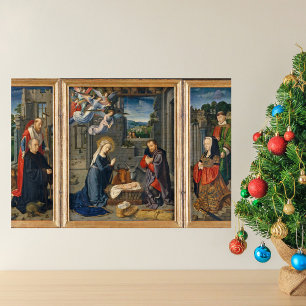 Nativitetsscenen Jesus Birth Änglar Saint Poster