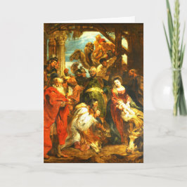 Nativitetstillägg för Magi-julkortet Tack Kort