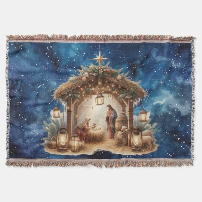 Nativitetstreck, blanket filt (Framsidan)