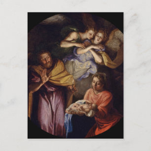 Nativity av Noel Coypel Helg Vykort