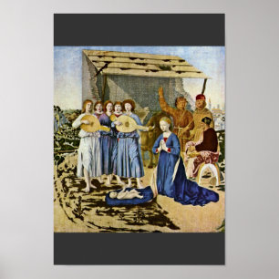 Nativity av Piero Della Francesca (bäst Poster