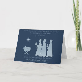 Nativity Christmas Card – Gifts of the Magi Kort