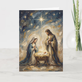 Nativity Christmas Card Kort
