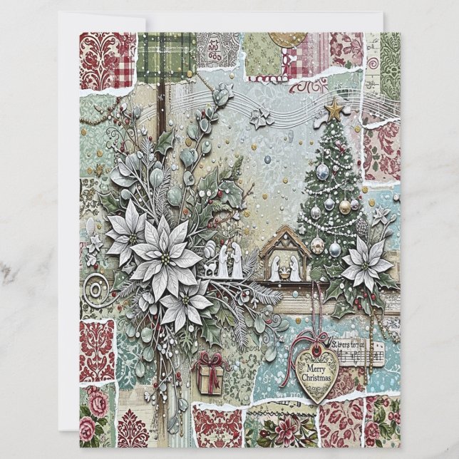 Nativity Christmas craft paper (Framsida)