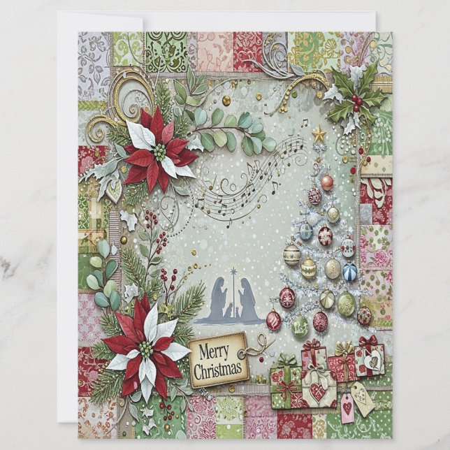Nativity Christmas craft paper (Framsida)