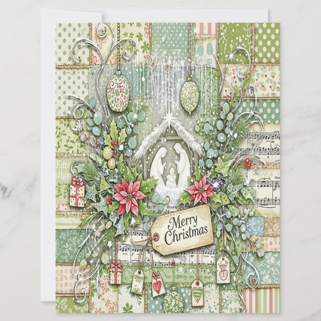 Nativity Christmas craft paper (Framsida)
