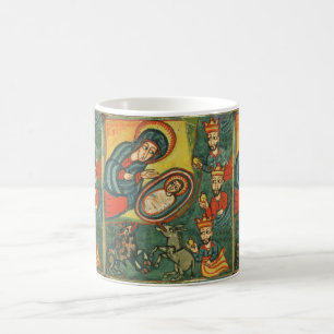NATIVITY CHRISTMAS PARCHMENT,ADORATION MAGI KAFFEMUGG