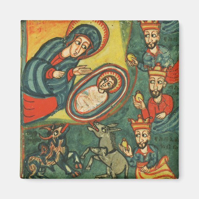 NATIVITY CHRISTMAS PARCHMENT,ADORATION MAGI MAGNET (Framsidan)