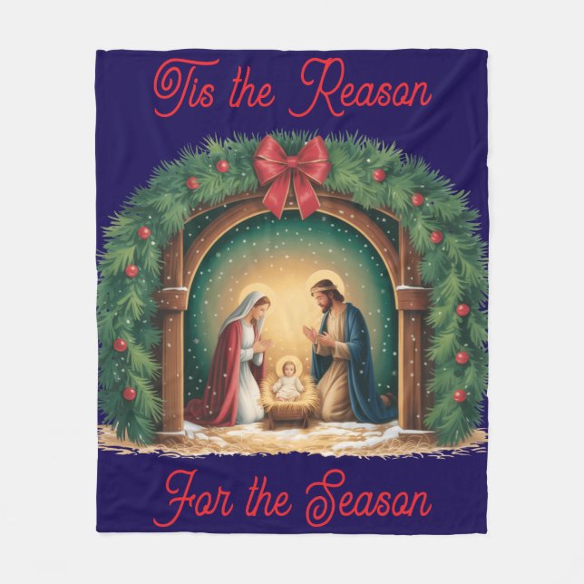 Nativity Fleece Blanket (Framsidan)