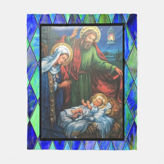 Nativity  fleecefilt (Framsidan)