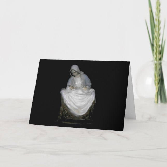NATIVITY FOLTED GREETING CARD KORT (Framsida)