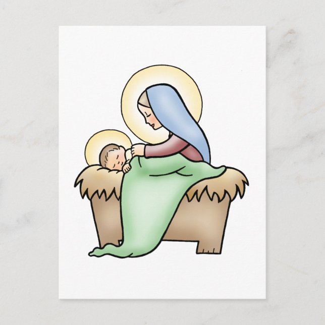 Nativity Helg Vykort (Framsida)