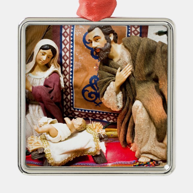Nativity Julgransprydnad Metall (Framsidan)
