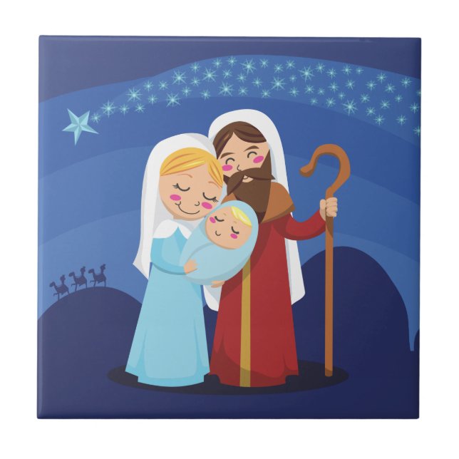 Nativity Kakelplatta (Framsidan)