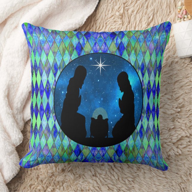 Nativity Kudde (Filt)