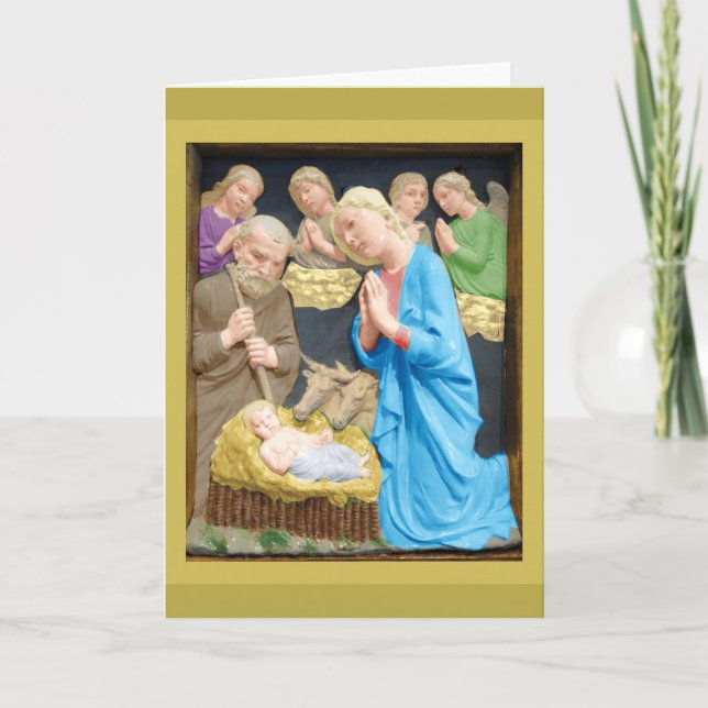 NATIVITY Luca Della Robbia Kort (Framsida)