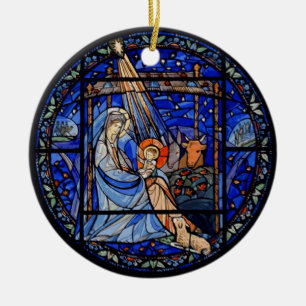 Nativity med jul + Datera Julgransprydnad Keramik
