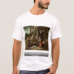 Nativity med St. Elizabeth och John The Baptist T Shirt