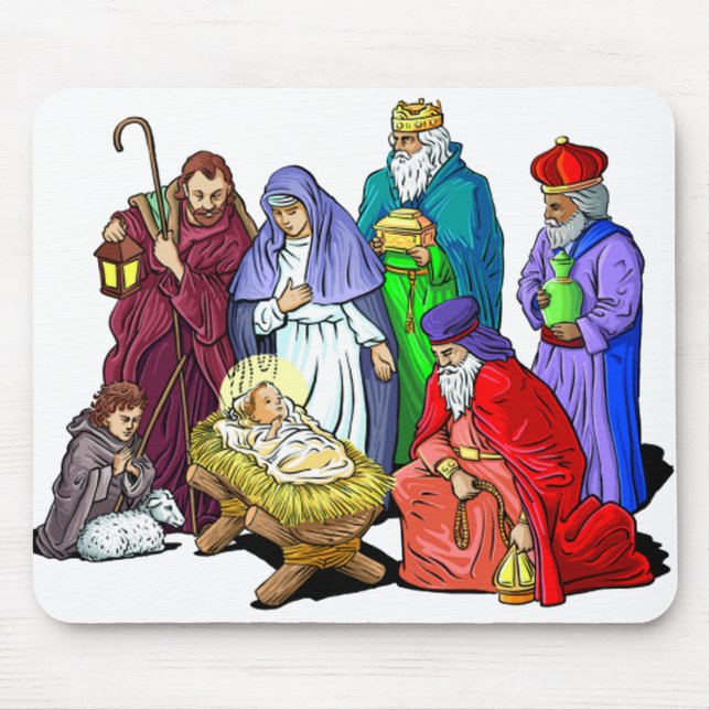 Nativity Mousepad Musmatta (Framsidan)