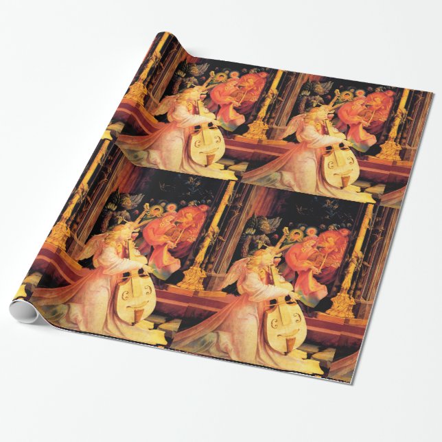 NATIVITY MUSIKDANANDEÄNGLAR - MAGI AV JUL PRESENTPAPPER (Utrullad)