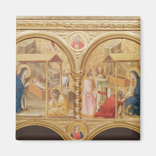 Nativity och tillbedjan av magina magnet