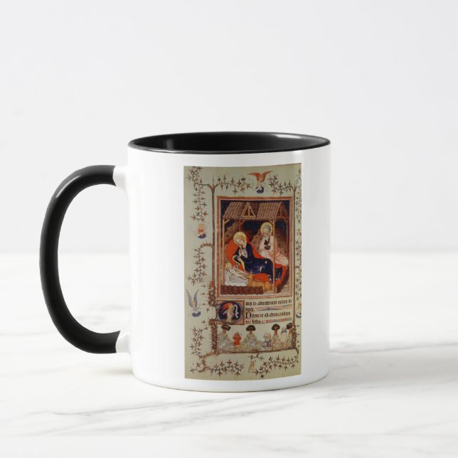 Nativity och umgänge av shepherdset mugg (Vänster)