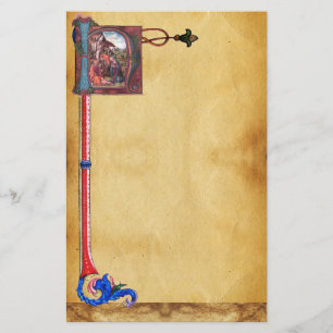 NATIVITY PARCHMENT Monogram Brevpapper