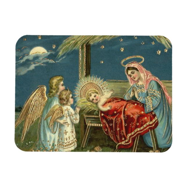 Nativity Scene Bethlehem Magnet (Horisontell)