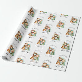 Nativity Scene Holiday Gift Wrap Christmas Paper Presentpapper