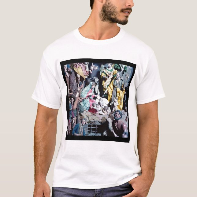 Nativity som göras i Naples T Shirt (Framsida)