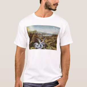 Nativity specificerar av landskap t-shirt