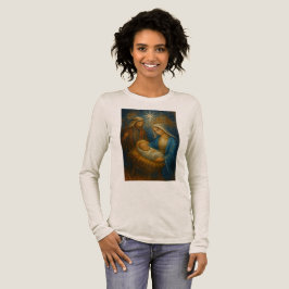 Nativity Stained Glass Mosaic | Holy Family  T Shirt