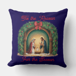 Nativity Throw Pillow Kudde