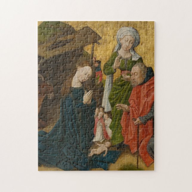 Nativityen, circa 1460 pussel (Vertikal)
