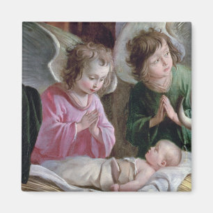 Nativityen, från det Buxtehude altaret, 1400-10 Magnet