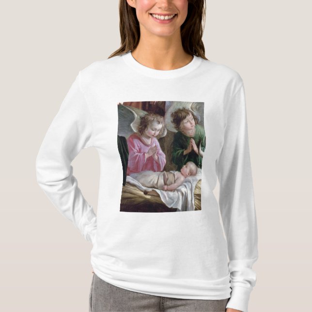 Nativityen, från det Buxtehude altaret, 1400-10 Tee Shirt (Framsida)