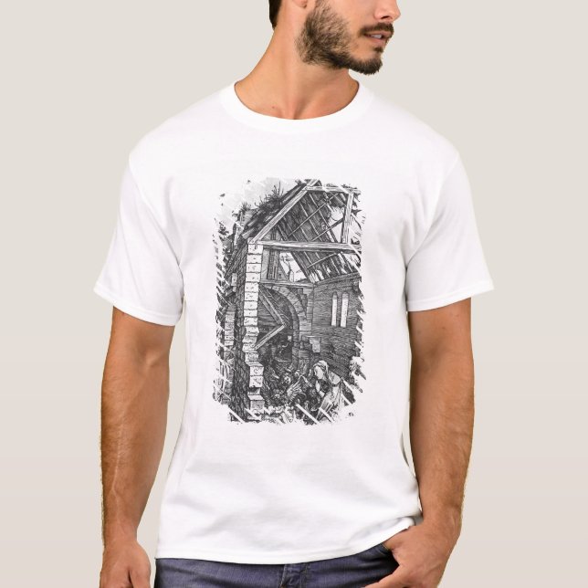 Nativityen, från 'livet av Virgin'en T Shirt (Framsida)
